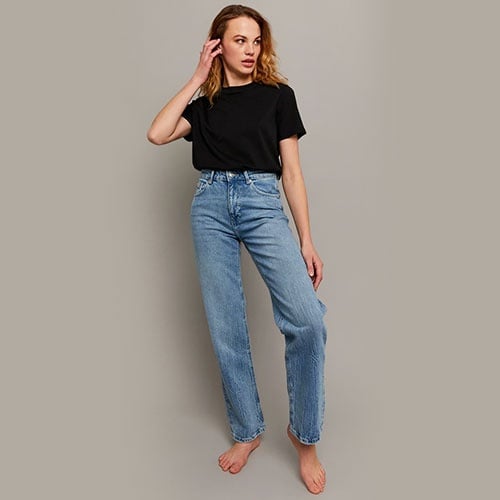 Straight Leg Jeans - Womens Trousers