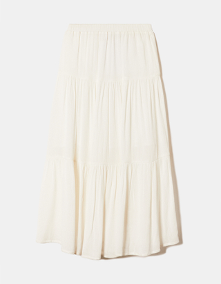 TALLY WEiJL, White Midi Skirt for Women