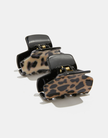 TALLY WEiJL, Pack of 2 Leo Print Claws for Women