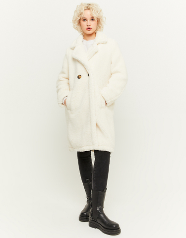 TALLY WEiJL, White Long Coat for Women