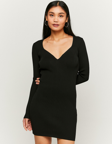 TALLY WEiJL, Robe Pull Courte Noire for Women