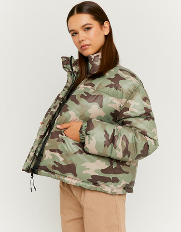 TALLY WEiJL, Giacca Imbottita Corta Camouflage for Women