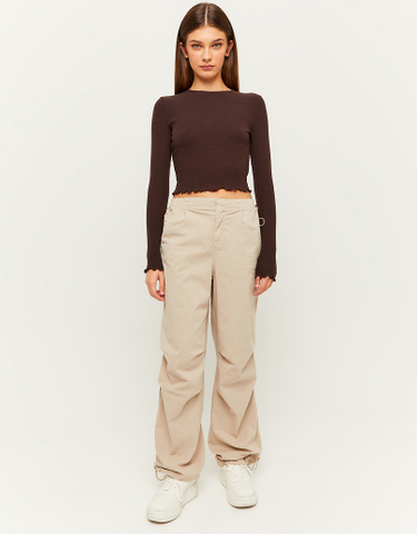 TALLY WEiJL, Pantalon parachute beige for Women