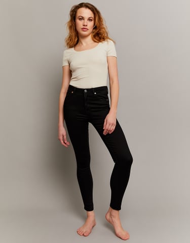 TALLY WEiJL, Mid Waist Skinny Push Up Trousers for Women