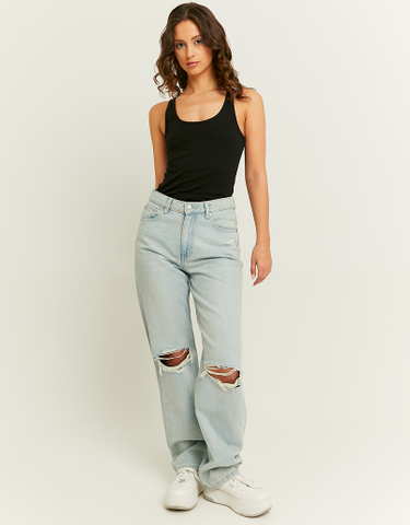 TALLY WEiJL, High Waist Straight Leg Jeans for Women