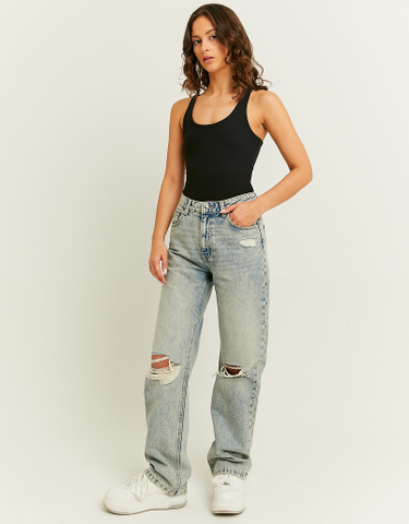 TALLY WEiJL, High Waist Straight Leg Jeans for Women