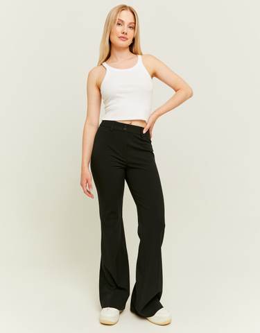 TALLY WEiJL, Pantaloni Bootcut Tailoring Neri for Women