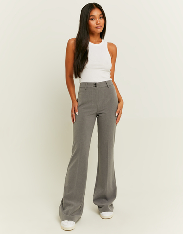 TALLY WEiJL, Grey Tailoring Bootcut Trousers for Women