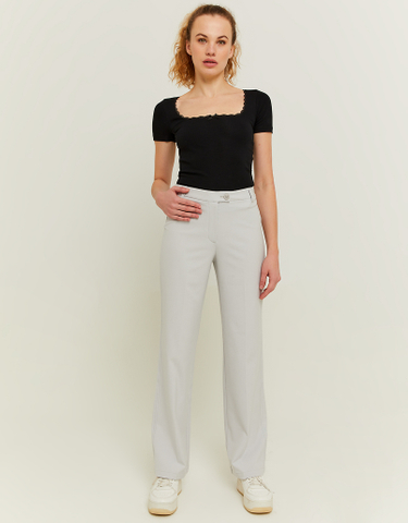 TALLY WEiJL, Pantalon ample beige à jambes droites for Women