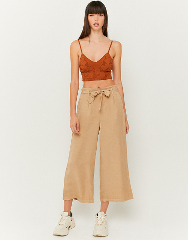 TALLY WEiJL, Μπεζ παντελόνι Culotte for Women