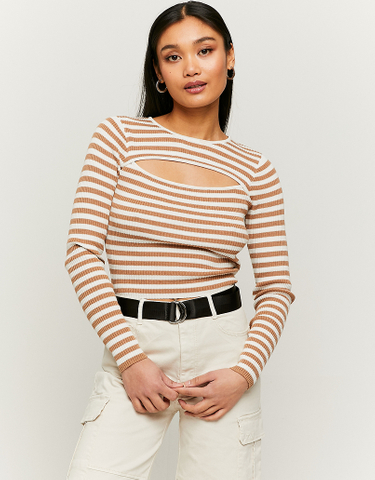 TALLY WEiJL, Top In Maglia a Righe for Women