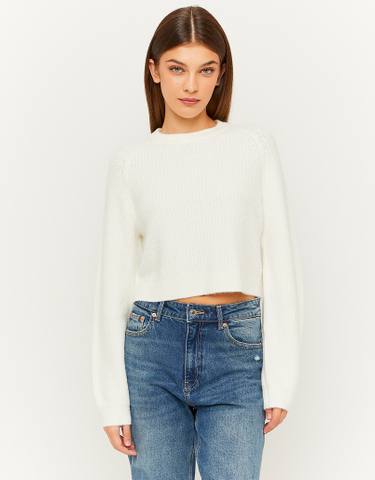 TALLY WEiJL, White Knit Jumper for Women