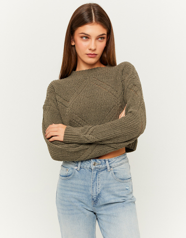 TALLY WEiJL, Cropped Knit Jumper for Women