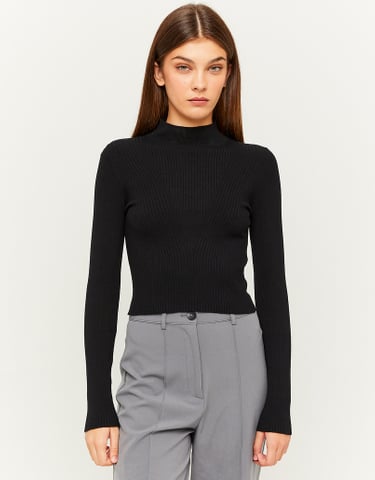 TALLY WEiJL, Pull en maille ajusté noir for Women