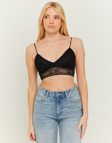 TALLY WEiJL, Bralette Nera in Pizzo for Women