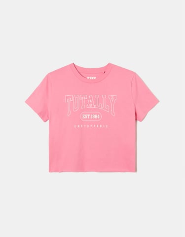 TALLY WEiJL, Pinkes bedrucktes T-Shirt for Women