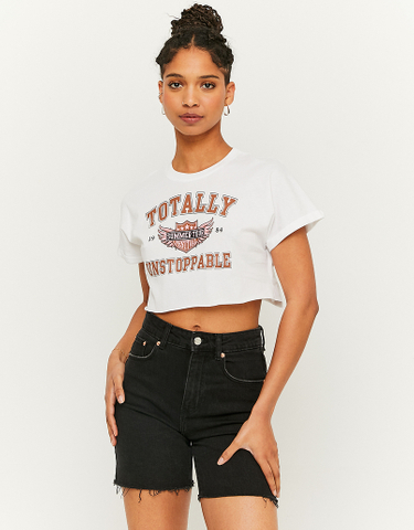 TALLY WEiJL, Bedrucktes Cropped T-Shirt for Women