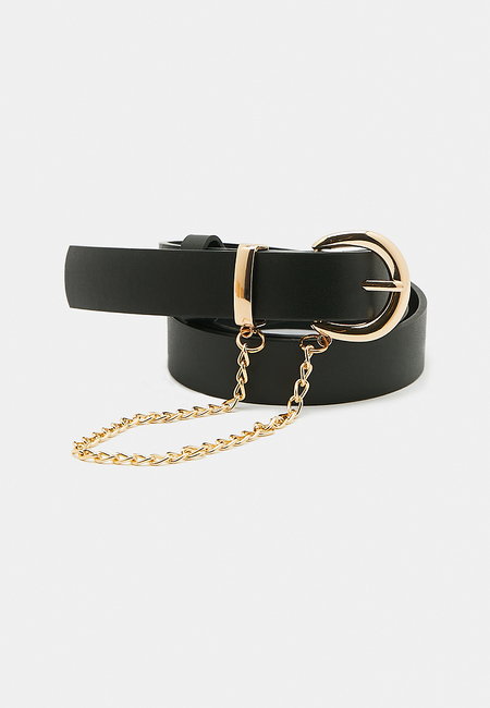 TALLY WEiJL, Ceinture avec Chaîne Noire for Women