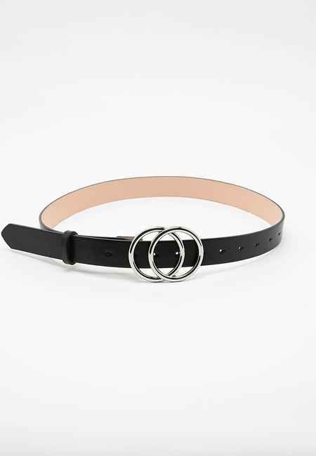 TALLY WEiJL, Double Circle Belt with Crocodile Print for Women