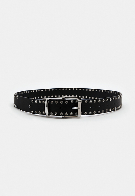 TALLY WEiJL, Black Studded Belt for Women