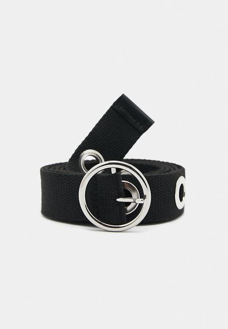 TALLY WEiJL, Black Eyelets Belt for Women