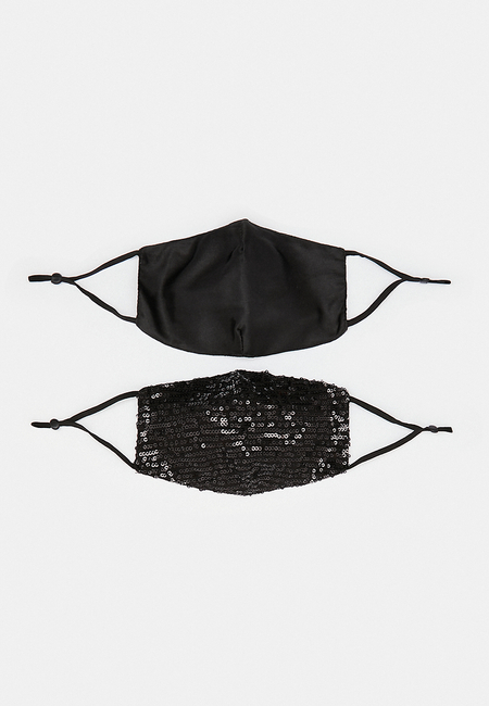 TALLY WEiJL, Lot de 2 Masques non médicaux en Satin et Sequins for Women