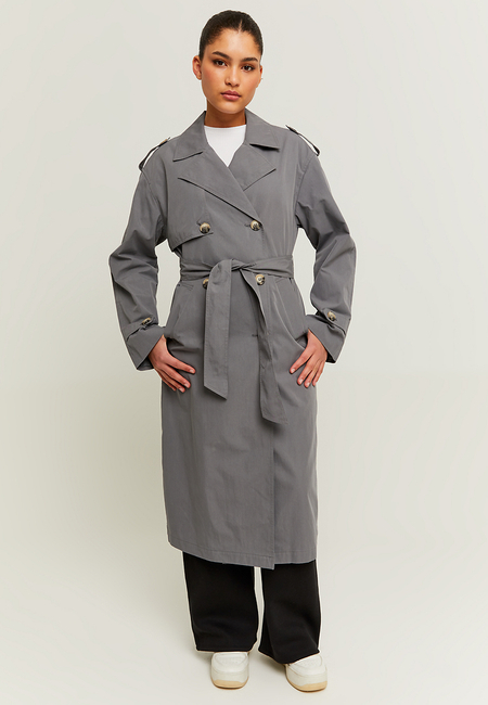 TALLY WEiJL, Trench-coat long gris for Women