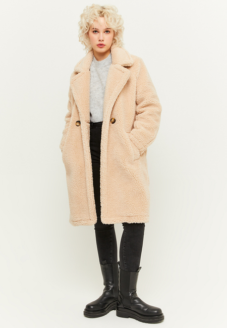 TALLY WEiJL, Beige Long Coat for Women