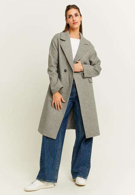 TALLY WEiJL, Manteau Toucher Laine Gris for Women