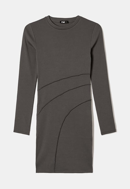 TALLY WEiJL, Graues Fitted Minikleid for Women