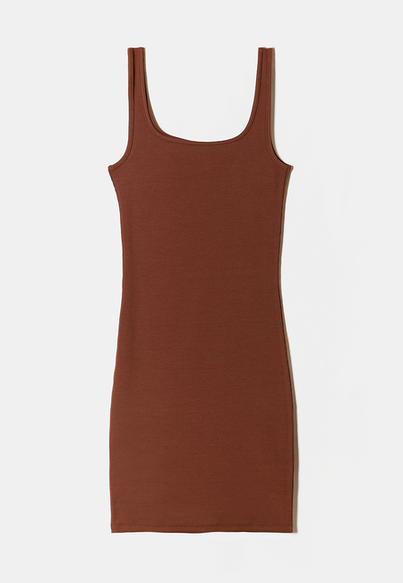 TALLY WEiJL, Brown Bodycon Mini Dress for Women