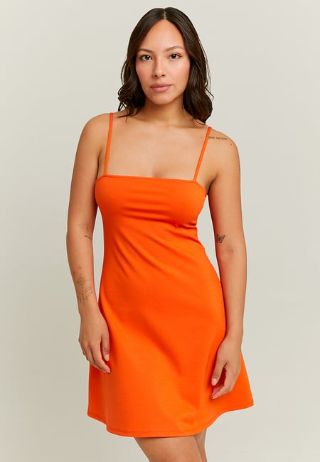 TALLY WEiJL, Orange Sleeveless Mini Dress  for Women