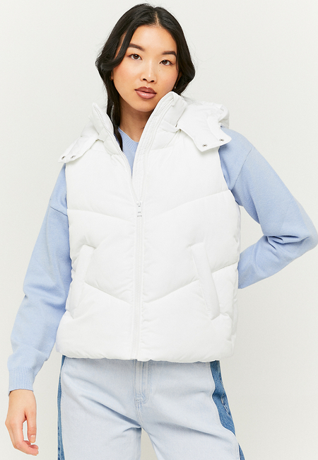 TALLY WEiJL, Hooded Puffer Vest for Women