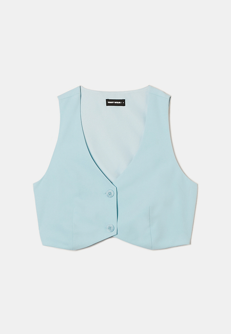 TALLY WEiJL, Cropped Classic Vest for Women