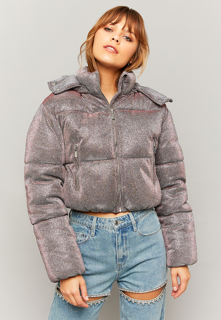 TALLY WEiJL, Glänzende wattierte Jacke mit Glitzer for Women