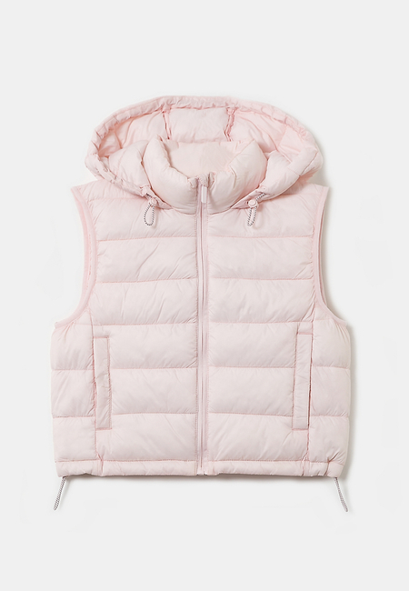 TALLY WEiJL, Ροζ Αμάνικο Padded Jacket for Women