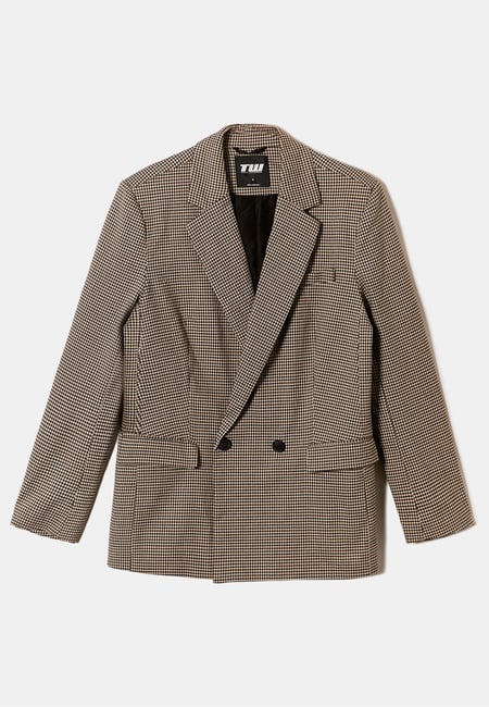 TALLY WEiJL, Checkered Double Breasted Blazer for Women