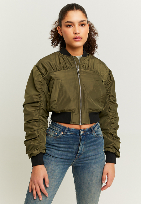 TALLY WEiJL, Veste bomber courte verte for Women