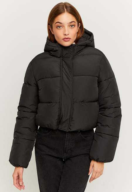 TALLY WEiJL, Schwarze gefütterte Cropped Jacke for Women