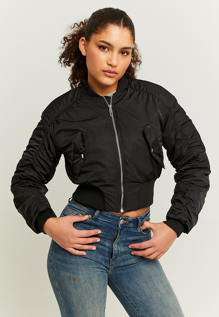 TALLY WEiJL, Veste bomber courte noire for Women