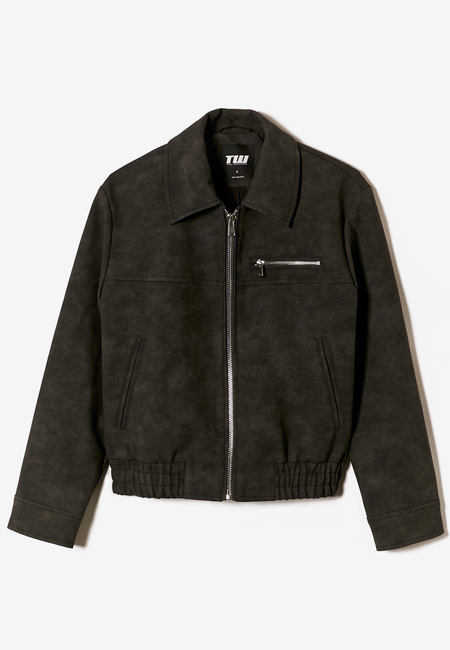 TALLY WEiJL, Bomber Biker Noir Coupe Décontractée for Women