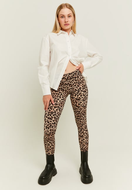 TALLY WEiJL, Leggings Stampa Animalier Leo for Women