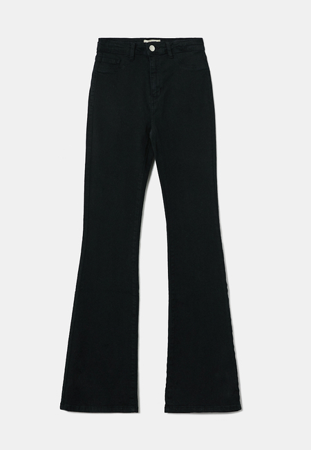 TALLY WEiJL, Black High Waist Flare Trousers for Women