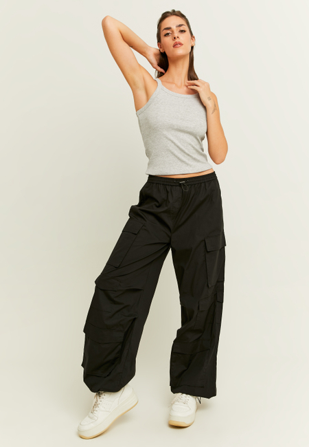 TALLY WEiJL, Black Cargo Pants for Women