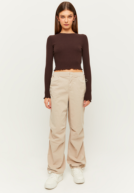 TALLY WEiJL, Beige Parachute Trouser for Women