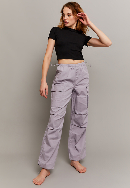 TALLY WEiJL, Pantalon parachute cargo lilas for Women