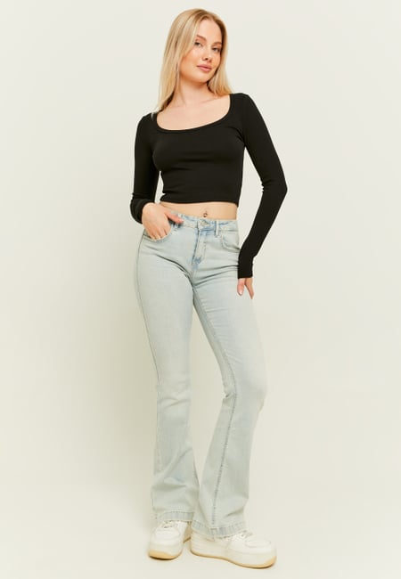 TALLY WEiJL, Mid Waist Bootcut-Jeans for Women