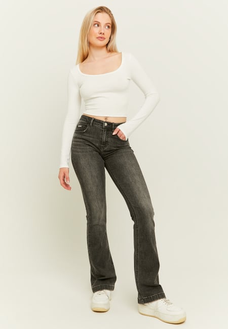 TALLY WEiJL, Jeans Bootcut Lavaggio Scuro for Women