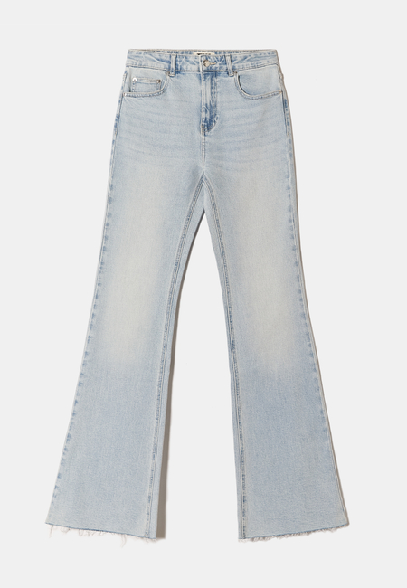 TALLY WEiJL, Gebleachte Flare Jeans for Women