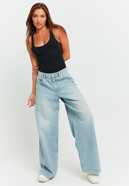 TALLY WEiJL, Jeans Palazzo a Vita Media for Women